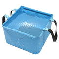 18L 500D Mesh PVC Outdoor Portable Waterproof Water Storage Wash Basin Foot Bath Fishing Picnic Collapsible Folding Bucket