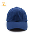 Custom Navy Blue Unstructured Nylon Cap Quick Drying Polyester Hand Embroidered Logo Featuring Leopard Argyle Fruit Made Oxford