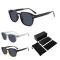 Wholesale Custom Print logo Sunglasses Retro PC Frame Vintage Classical Shades Sunglasses for Women Men 2024
