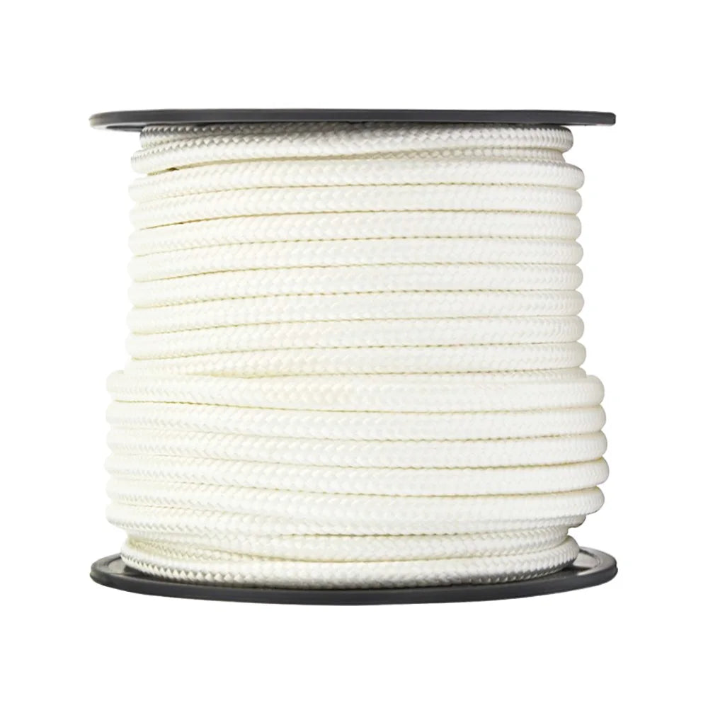 New Coast 12mm 18mm Custom Inch Nylon Braid Rope Colored Black White Blue Red Braided Nylon Rope