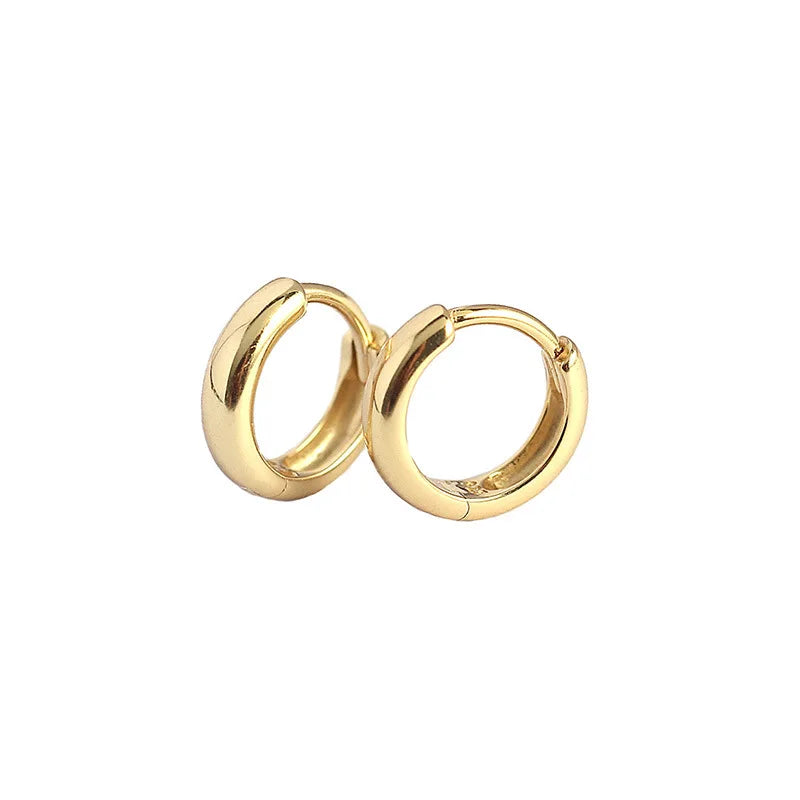 Kids Women Men Sterling Silver Chunky Earrings