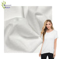 Bio-Based Eco-Friendly 45% Viscose 34% PLA 16% Seaweed 5% Elastane 120GSM Lightweight Anti-Bacteria Knitted Single Sportswear