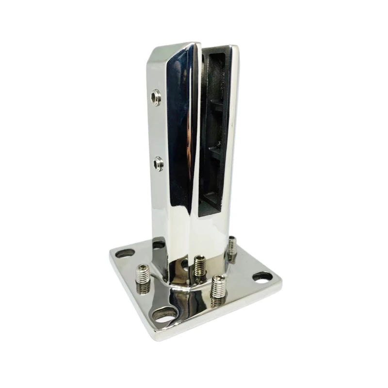 Condibe Glass Railing Fence Mirror Polish Adjustable Spigot