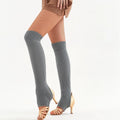 Trendy Design Multiple Colors Slouch Socks  Knit Knee-high Leg Warmers for Women & Kid Ballet 80s Sports Party Yoga Accessories