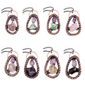 Hot Sale Vintage Stone Copper Fashion Pendants & Charms Necklace Agate Stone Pendant Necklace Daily Gemstone Jewelry As Gift