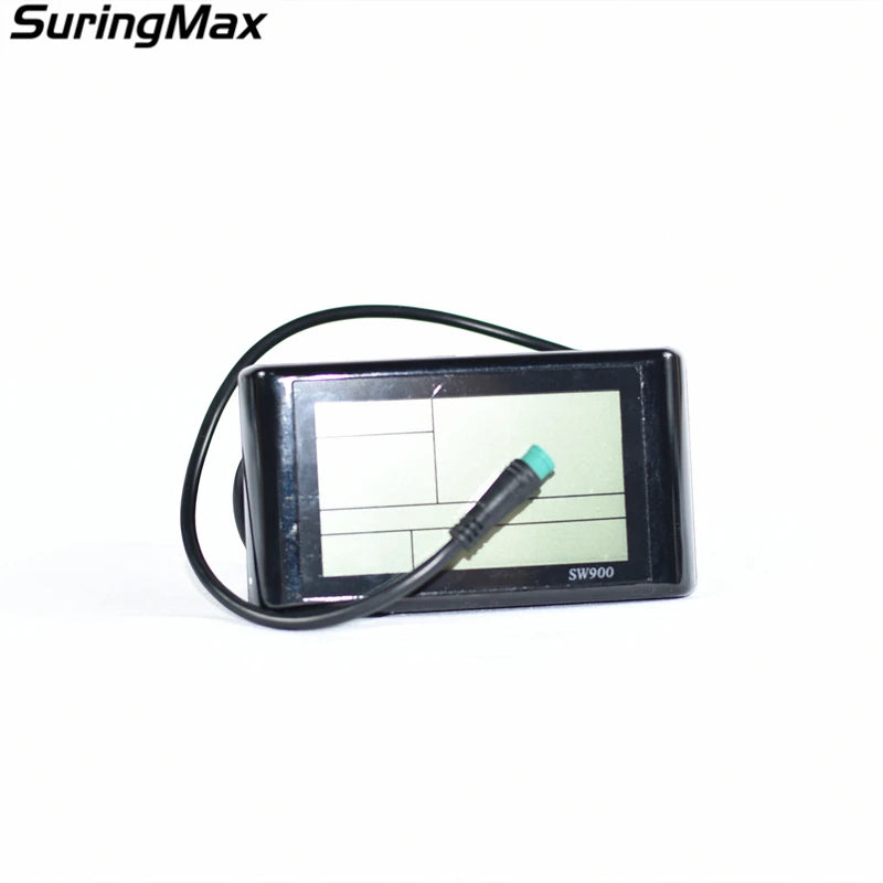 Ebike Convert Part 2# Protocol 48v 72v Sw900 Electric Bike Lcd Display with Waterproof Regular Connector