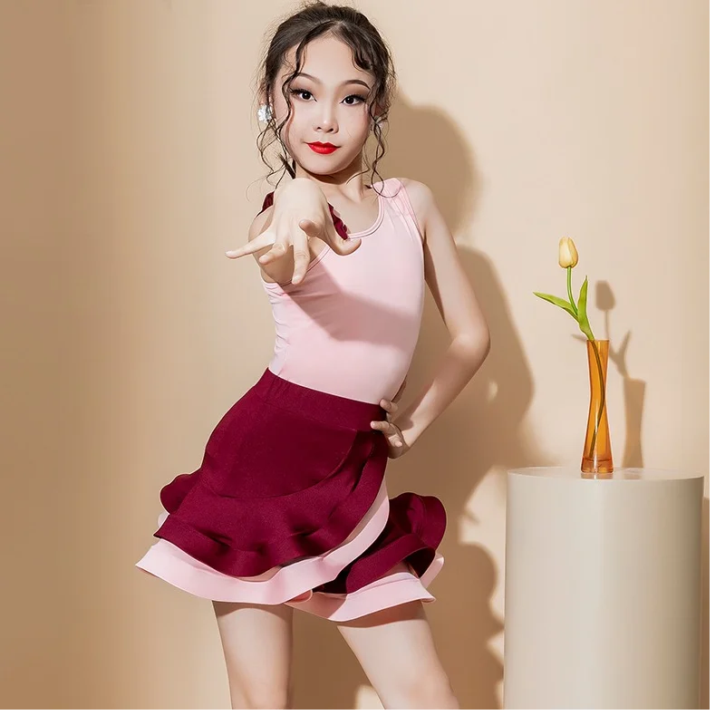 Children's Practice Performance Costume Set for Girl