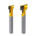 1/4" Tongue and Groove Router Bit SetWood Milling Cutter for Woodworking