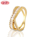 Brass Gift Unique Design Wholesale Fashion Jewelry Women Engagement Jewellery Wedding Rings for Man