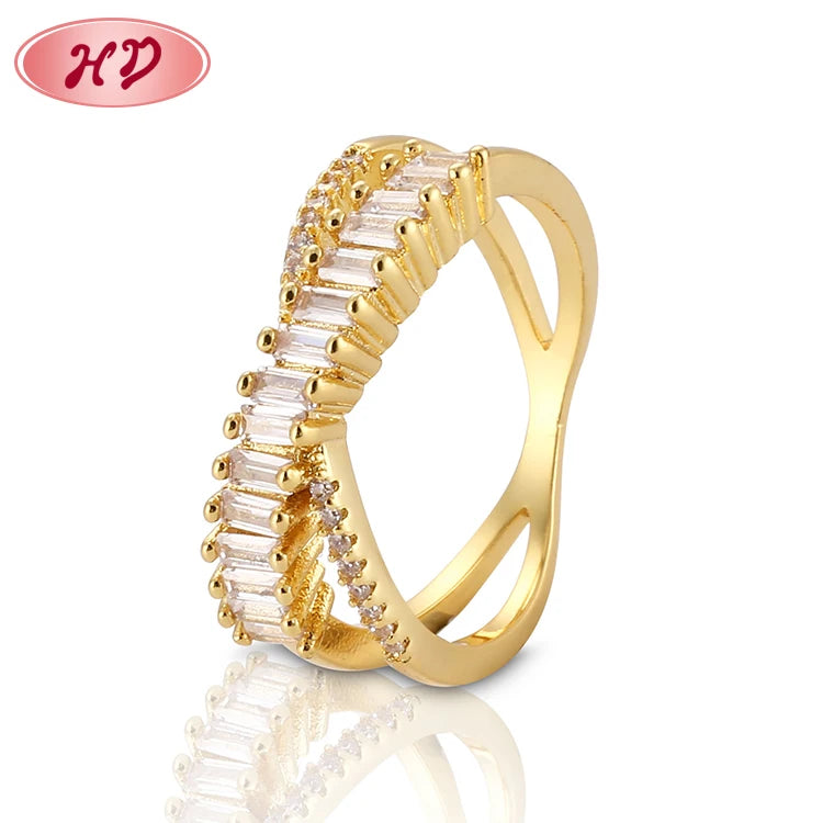 Brass Gift Unique Design Wholesale Fashion Jewelry Women Engagement Jewellery Wedding Rings for Man