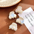Fancy Women Girls Custom Beauty Color Small Size Butterfly Acetate Hair Claw Clip Flower Design Unisex Valentine's Day Ponytail