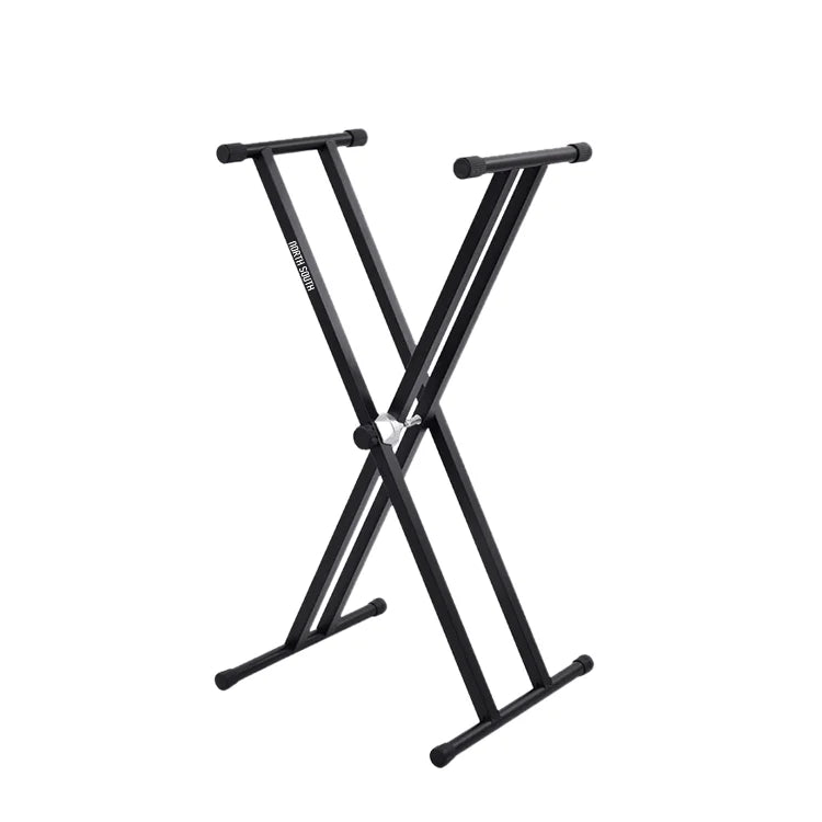 Q-2XA Factory Direct Wholesale Folding Heavy Duty Double 61Keys Piano Keyboard Stand for Stage Shows