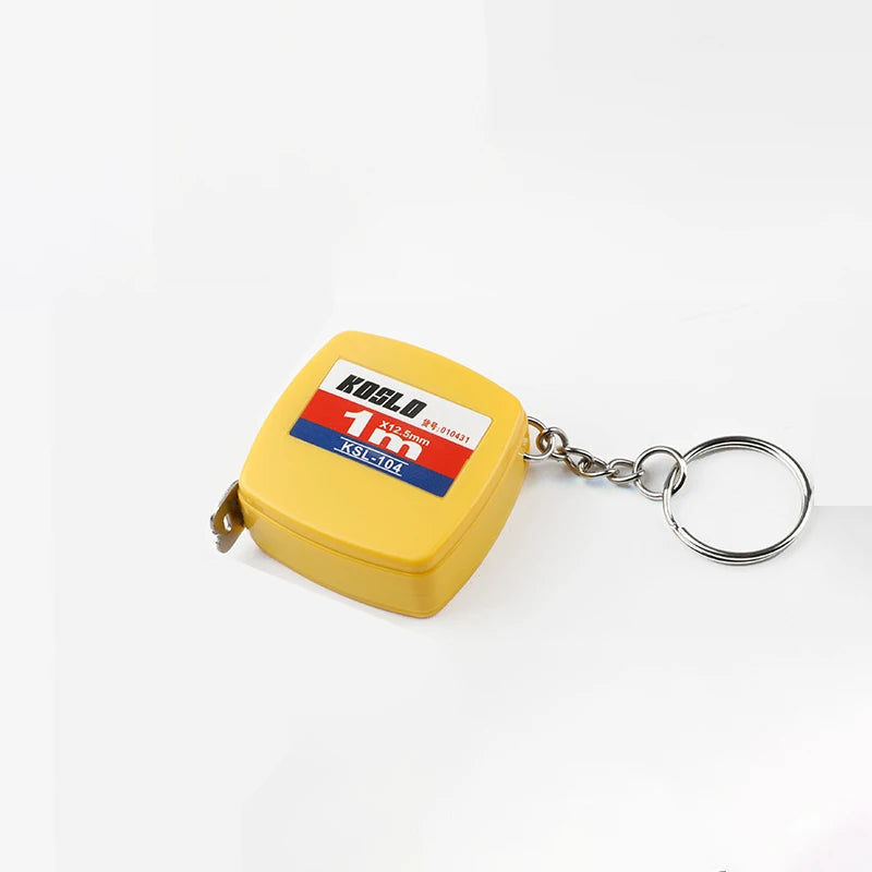Tape Measure Retractable Measuring Tape Portable 1M Small With Keychain Mini Tape Measure