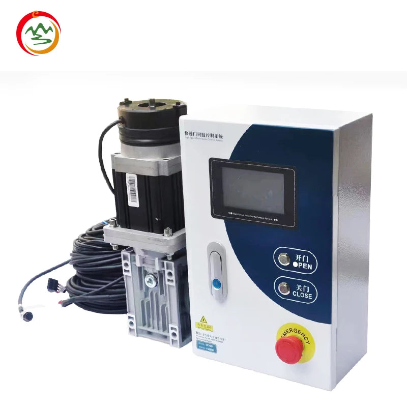 Factory Direct 220V PVC High-Speed Door Zipper Automatic Repair Workshop Flexible Door Opener with Fast Motor Modern Design