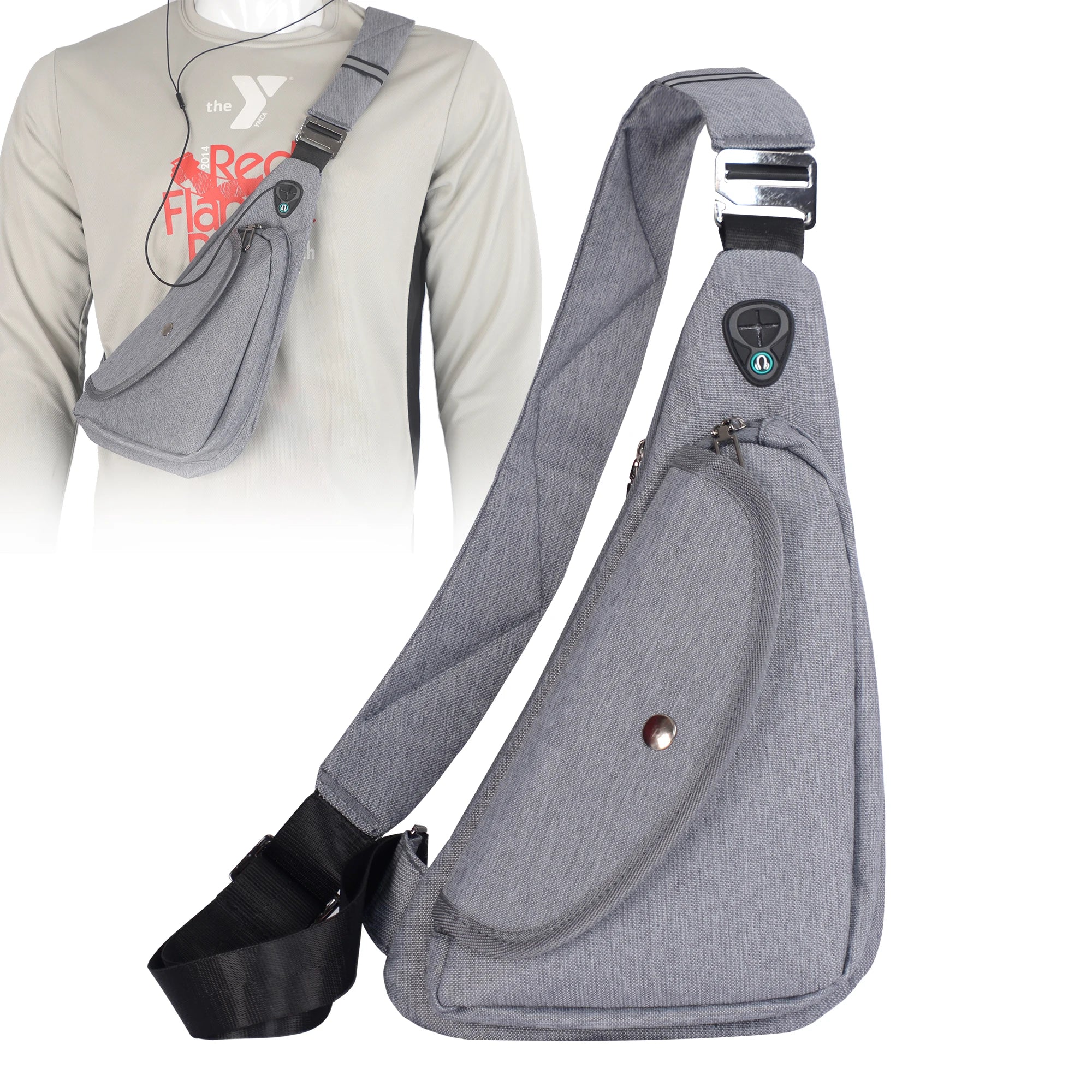 Wholesale  One Strap Backpack  Crossbody Shoulder Bag Men Sling Bag for  for Hiking Walking Biking Travel Cycling