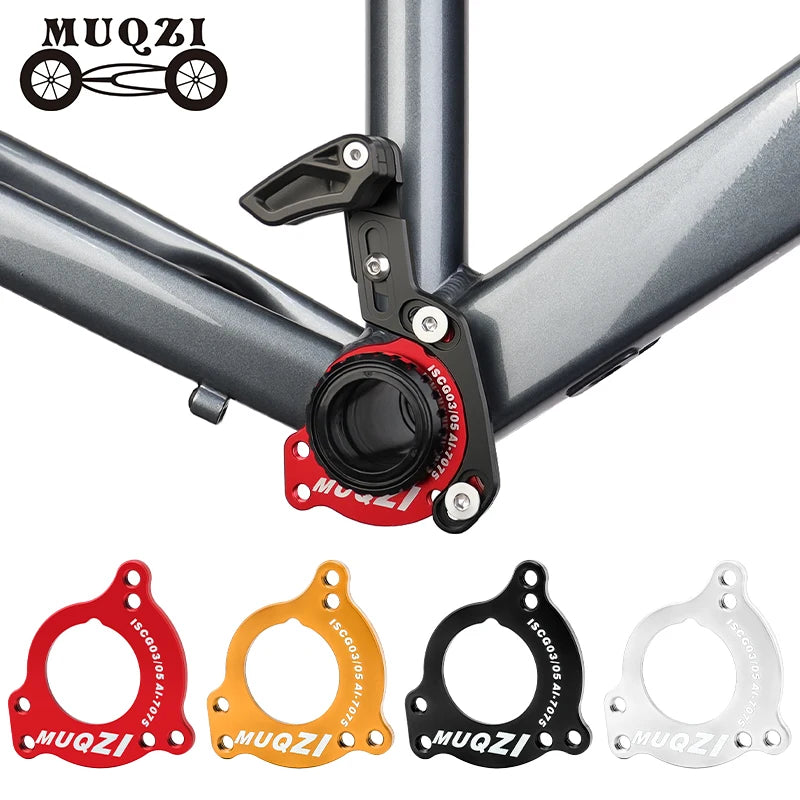 MUQZI Bike Chain Guide Adapter Mountain Bike BSA BB 1X System ISCG 03 ISCG 05 Bottom Bracket Conversion With Bolts