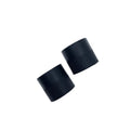 15mm Round Black Smart Lids Perfume Bottle Caps with Non Spill Closure Luxury Packaging Composite Material