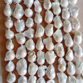 DIY Pearl Beads100% Nature Freshwater Loose Pearl With Baroque Shape BIGGEST BAROQUE Shape Pearl .11-22 Mmnice Nature Color