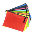 Custom Logo A4 A5 A6 Document Holder Pouch Sorting Stationery Bag Waterproof Nylon Pencil Case Zipper Folders for Documents