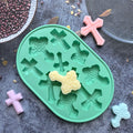 HY Easter Cross Mold Silicone Cross Shaped Gummy Candy Fondant Cake Mold