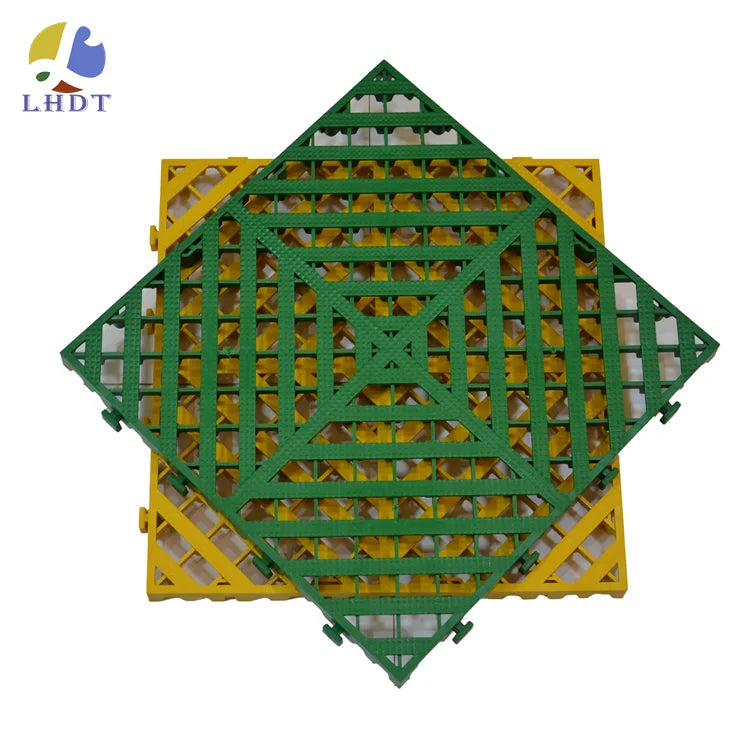 High-Duty 400mm X 400mm Plastic Flooring Tiles Modern Design Interlocking Decking for Indoor Use for DIY Car Garage Floors