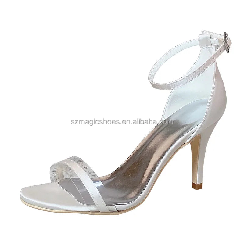 Customized Peep Toe Sandals for Wedding High Heel 9CM