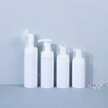 Cleansing Mousse Bubble Cleanser With Silicone Face Brush. Brush Foam Pump Cosmetic Packaging Bottle