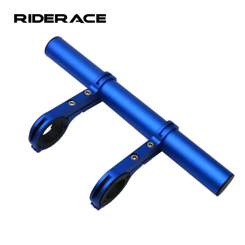 RIDERACE Bike Handlebar Extender Multifunctional Universal Bicycle Handle Bar Extended Bracket Headlight Mount Holder Lamp Rack