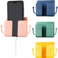 Mobile Charging Port Remote Control Wall Beside Organizer Storage Box Plastic Charging Remote Wall Brackets Holder