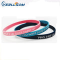 Factory Thin Silicone Bracelet Customized Personalized Promotional Waterproof Handmade High-quality Environmental Friendly