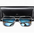 Metal Square Sunglasses Men Polarized Fashion Men's Sun Glasses for Driving Anti-glare Uv Shades for Men