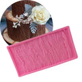 HY Tree Bark Texture Design Fondant Impression Mat Lace Cake Border Mold