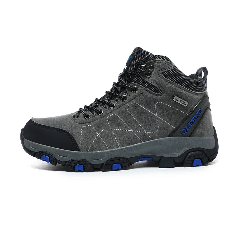 Unisex Trekking Walking Shoes High Top Outdoor Hiking Shoes Big Size 36-47