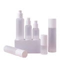 Skin Care Eco-friendly Recyclable High Quality White Frosted Airless Toner Spray Pump Bottle Face Mask Lotion Loose Powder 15ml