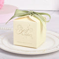 CSMD Chinese Manufacturers Ready to Ship Cheap Price Paper Materials Gold Print Favors Beige Souvenirs Boxes for Wedding Parties