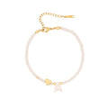 Women Fashionable Jewelry New White Shell 26 Letter Bracelet Initial
