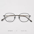 YT Titanium Ultra Light Square Glasses Frame Unisex Vintage Style 2024 New Fashion