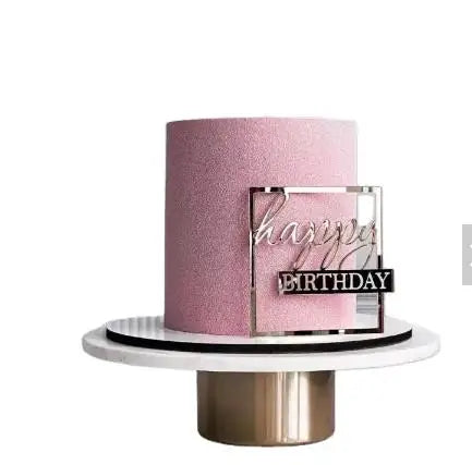 Wholesale Happy Birthday Party Diy INS Style Cake Side New Design Acrylic Decoration Cake Toppers