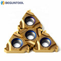 16ER 2.0/2.5/3.0 PVD Coated Triangle CNC Metal Lathe Indexable Tungsten Carbide Threading Insert OEM for SER Threading Holder cnc inserts