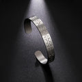 Myshape Vintage Cross Stainless Steel Viking Bangles for Women Couple Jewelry Hand Accessories Cuff Bracelet Christian Jewelry