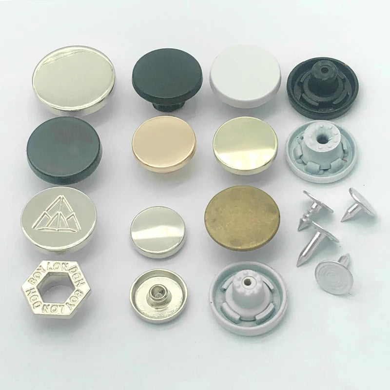 Spot Novelty Tack Metal Custom Jeans Button for Jackets
