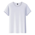 Customizable DIY Men's T-Shirt Quick-Drying Ice Silk Loose Short Sleeve for Work Running Sports Cultural Advertising T-Shirt