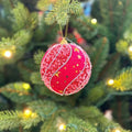 8cm/3pcs 10cm/2pcs Customizable 10cm Red Christmas Foam Balls Handmade UV Printing Boxed Holiday Supplies China Zhejiang OEM