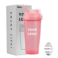 Factory Supply 400Ml 600Mlgym Sport Plastic Protein  Drink Bottle Instant Powder Drink Shake Cup With Mixer Ball