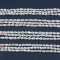 Zhuji Wholesale Market 4-5mm Natural Freshwater Pearl String Baroque White for Jewelry Making Loose Pearls Type