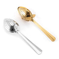 Reusable Egg Shaped Stainless Steel Mesh Filter Loose Tea Infuser Strainer Tea Ball With Long Handle