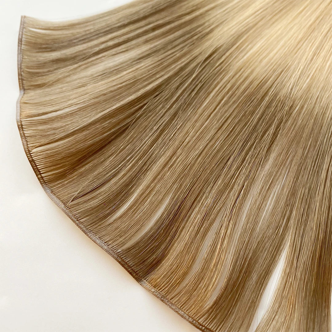 Cuticle Aligned Virgin Hair Vendors New Mini Flat Weft Genius Weft Hair Extension