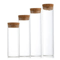 Wholesale Customizable Flat Bottom Round Bottom Transparent Borosilicate Glass Test Tube with Cork