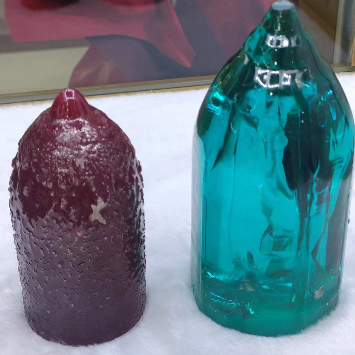 HQ Gems CZ Method Sapphire Lab Grown Raw Green Sapphire Material Lab Czochralski Ruby Sapphire Rough MegaBDM