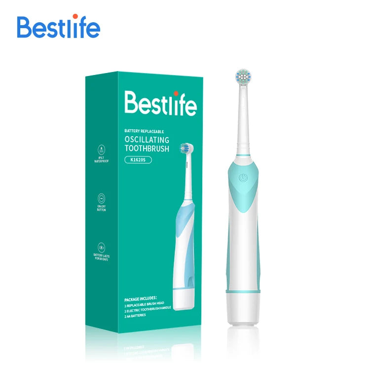 Gum Care 6000 Rotations/minute Battery Powered Rotating Electric Toothbrush